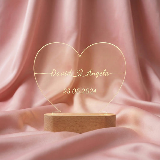 Forever Love Lamp -  Gepersonaliseerd