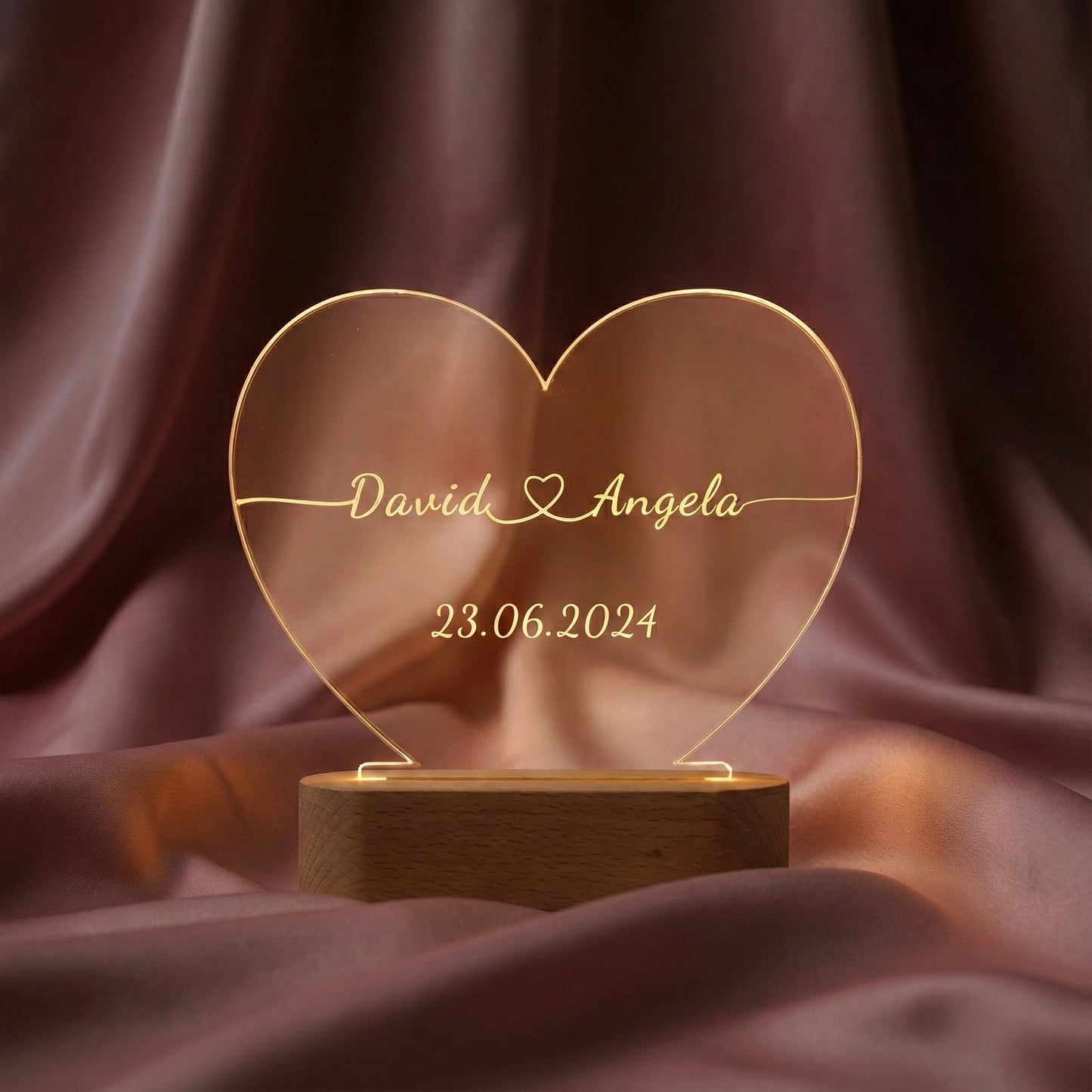 Forever Love Lamp -  Gepersonaliseerd